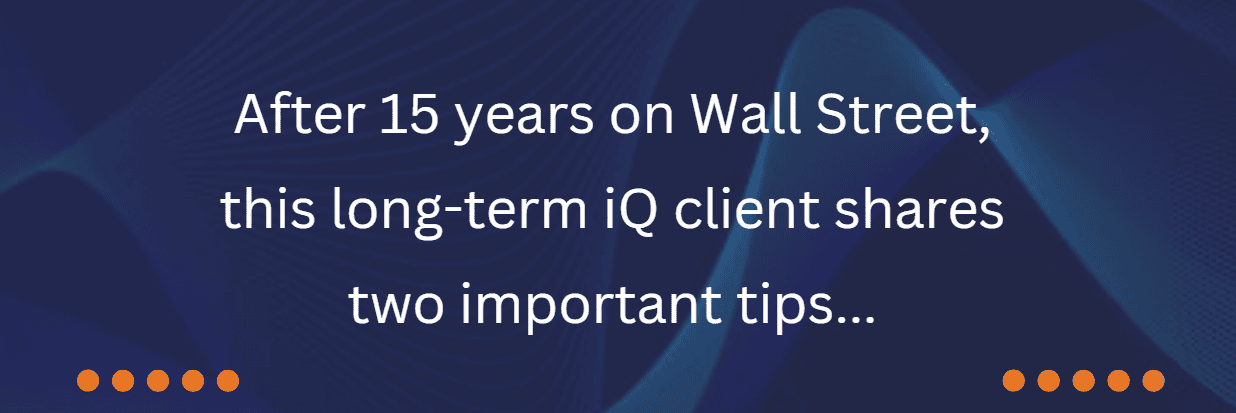 Tips from a Money Manager and Long Term Client